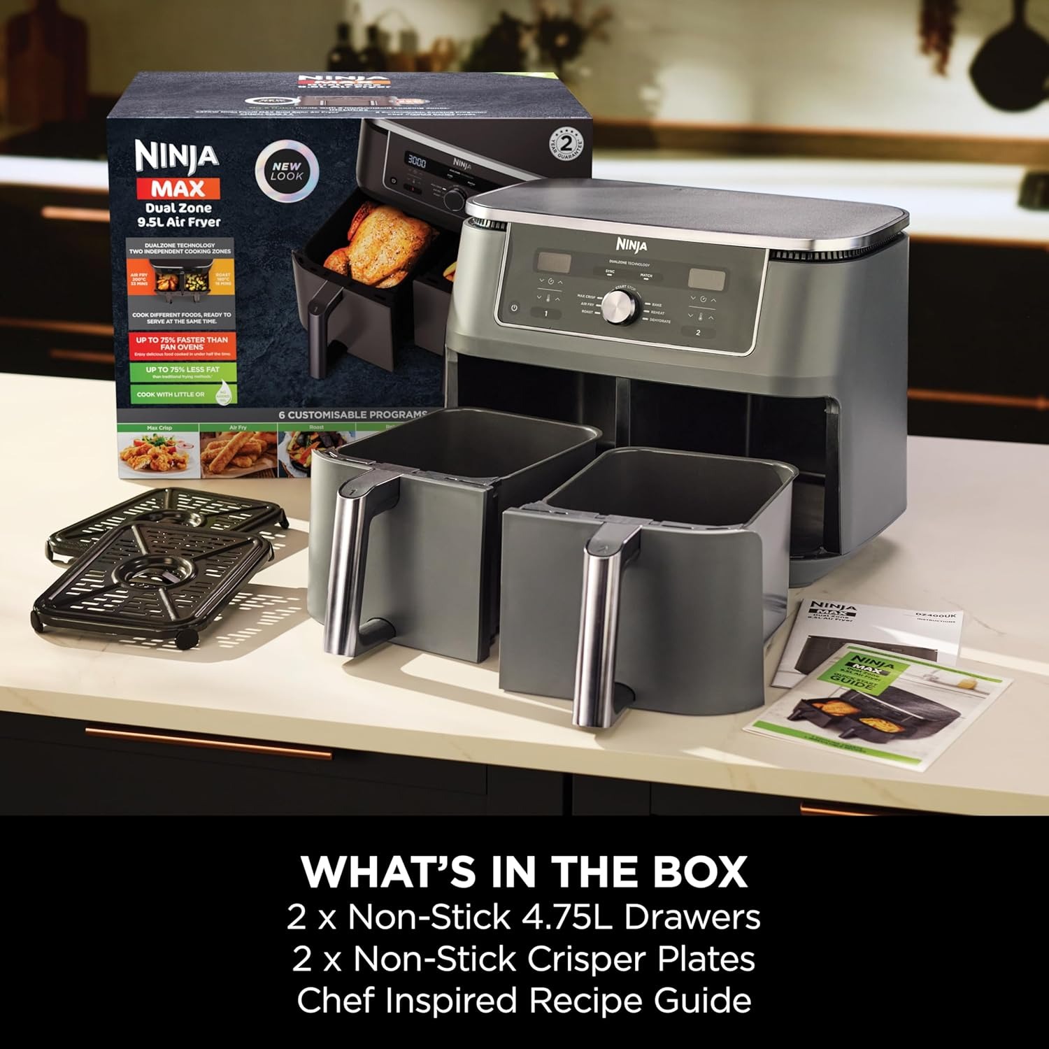 ninja max dual zone digital air fryer ninja max dual zone digital air fryer