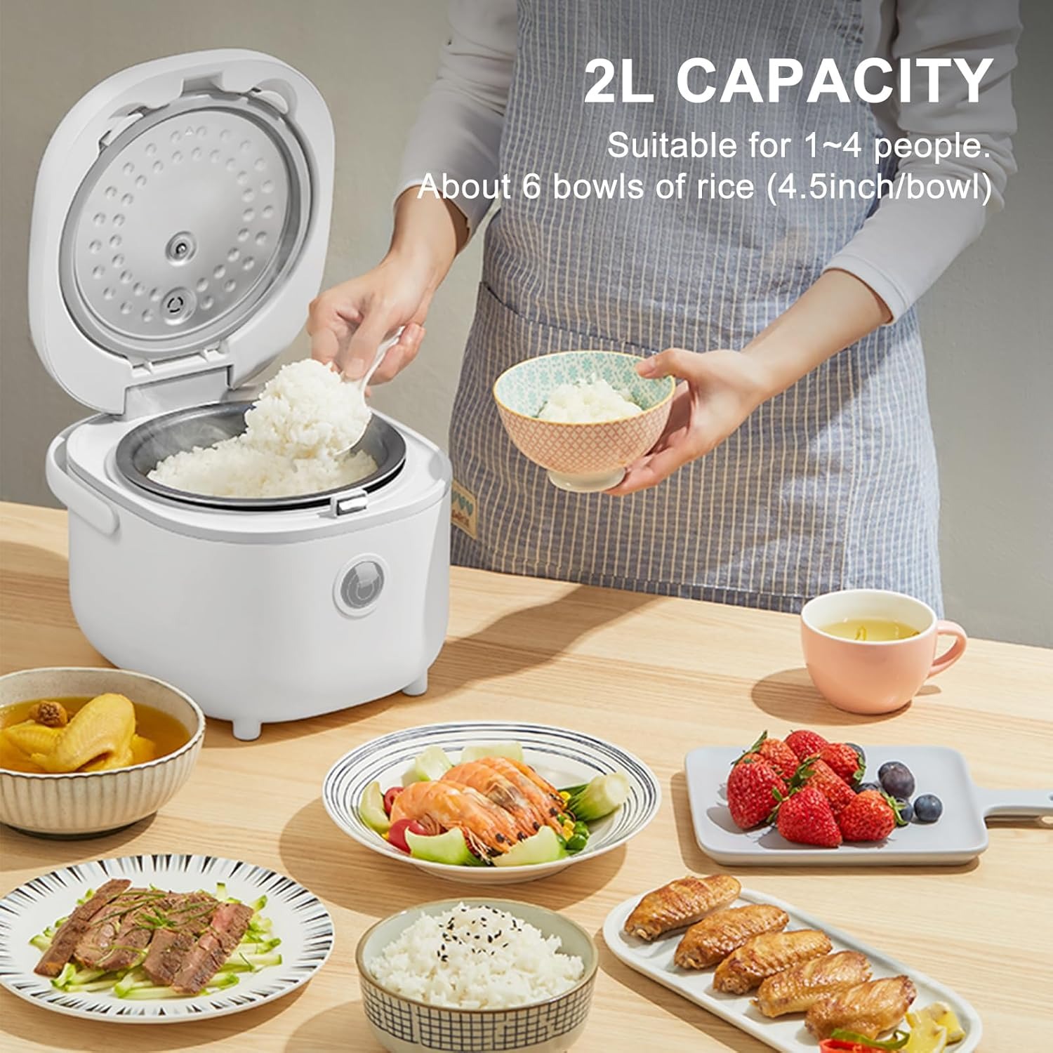 bear 6 multifunctional 4 cups(uncooked) rice cooker with steamer bear 6 multifunctional 4 cups(uncooked) rice cooker with steamer