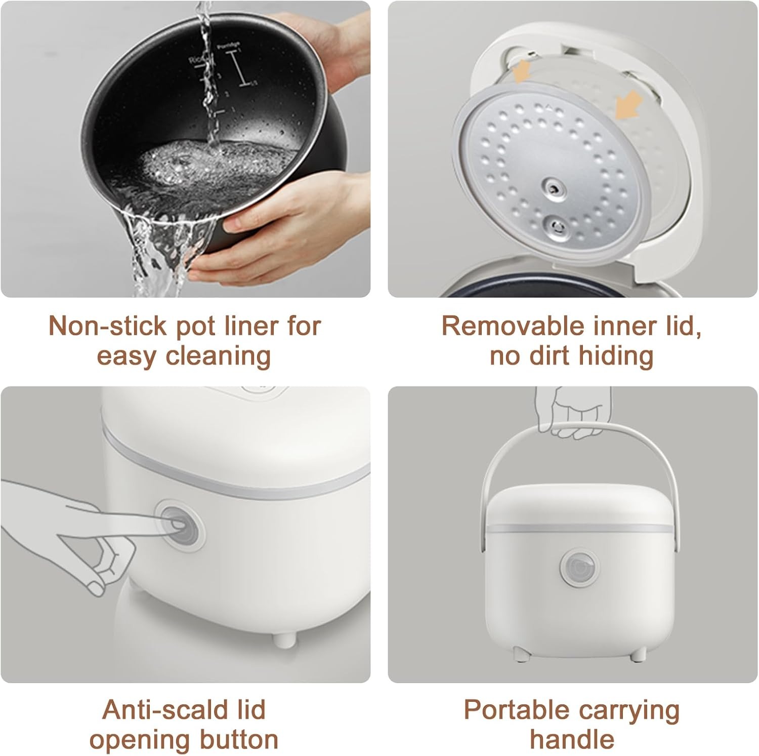 bear 6 multifunctional 4 cups(uncooked) rice cooker with steamer bear 6 multifunctional 4 cups(uncooked) rice cooker with steamer