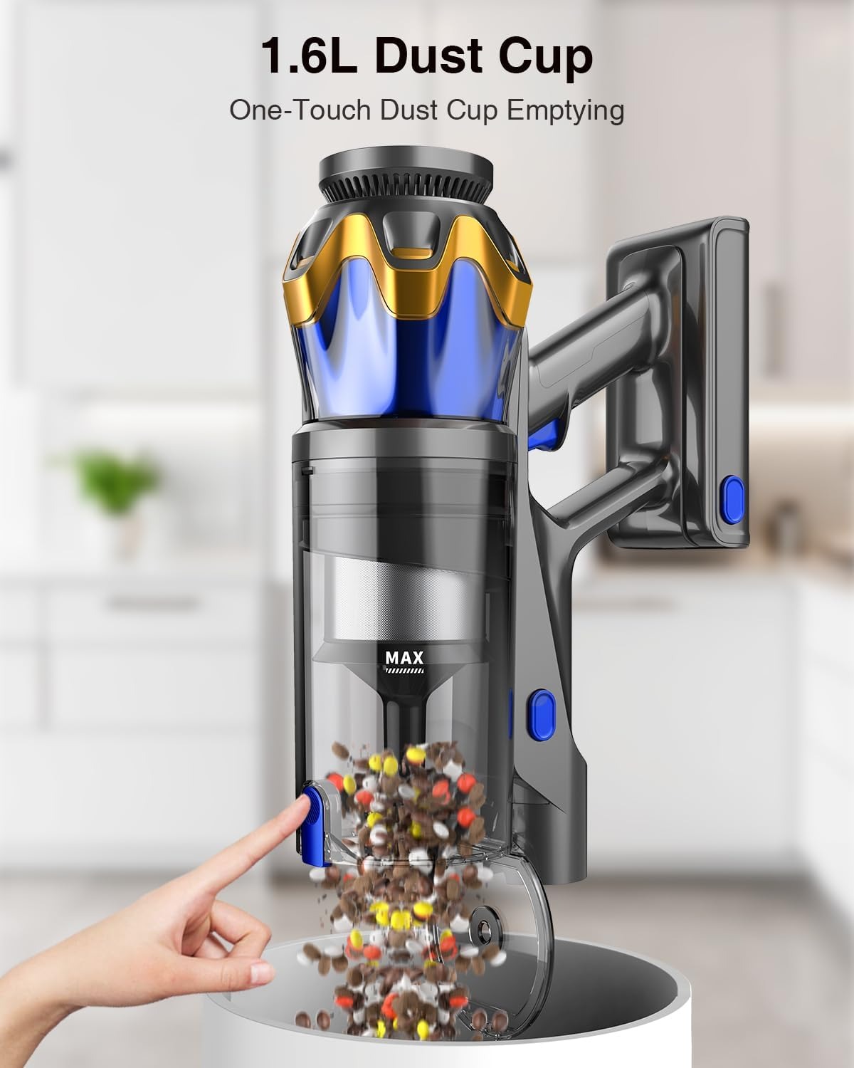 600w 50kpa 70mins cordless vacuum cleaner, 1.8l self standing anti tangle vacuum cleaners for home with oled touch screen 600w 50kpa 70mins cordless vacuum cleaner, 1.8l self standing anti tangle vacuum cleaners for home with oled touch screen