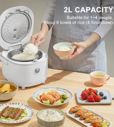 About bear 6 multifunctional 4 cups(uncooked) rice cooker with steamer